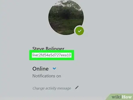 Immagine titolata Find Your Skype ID on PC or Mac Step 4
