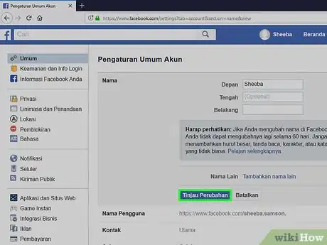 Immagine titolata Make a Single Name Account on Facebook Step 14