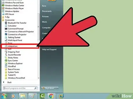 Immagine titolata Open Notepad Step 8