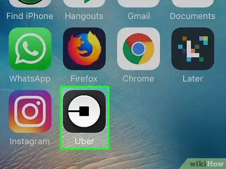Immagine titolata Share Your Location on Uber Step 1