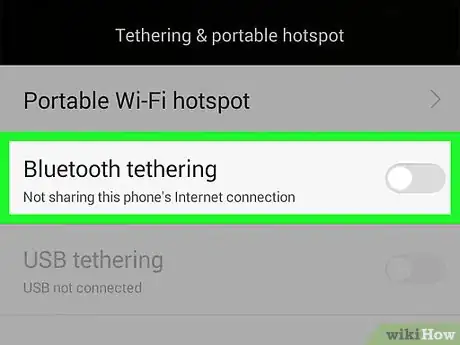 Immagine titolata Tether via Bluetooth in Android Step 13