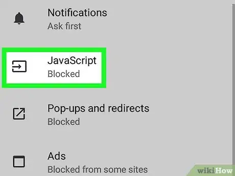 Immagine titolata Enable JavaScript Step 5