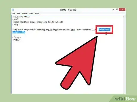 Immagine titolata Insert Images with HTML Step 8