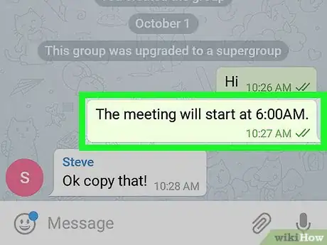 Immagine titolata Pin Telegram Messages on Android Step 3