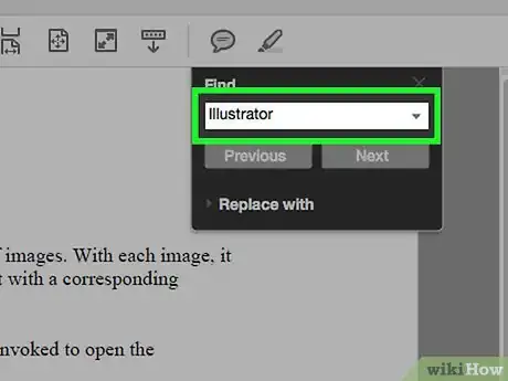 Immagine titolata Search for a Word or Phrase in a PDF Document Step 4
