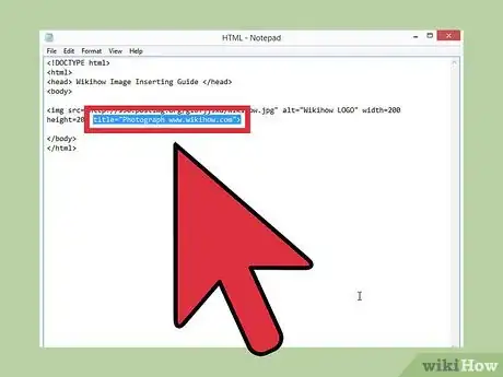 Immagine titolata Insert Images with HTML Step 9
