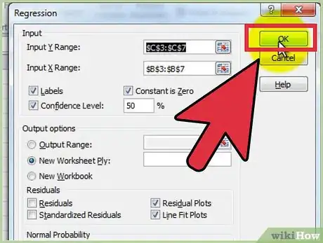 Immagine titolata Run a Multiple Regression in Excel Step 8