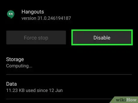 Immagine titolata Uninstall Hangouts on Android Step 6