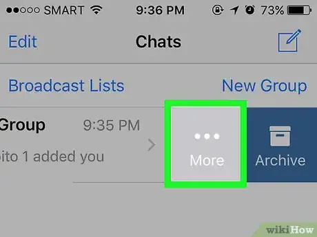Immagine titolata Leave a Group Chat on WhatsApp Step 4