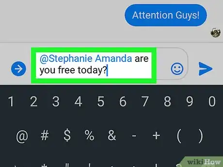 Immagine titolata Tag Someone in Facebook Messenger on Android Step 6