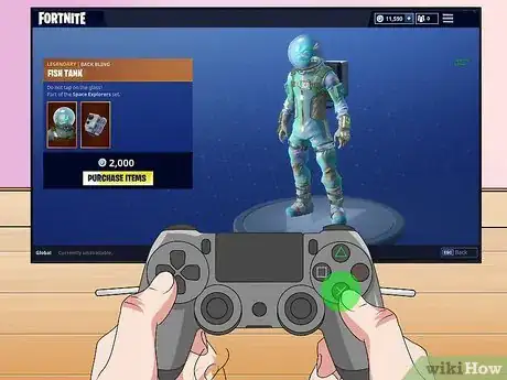 Immagine titolata Get Fortnite Skins on PS4 Step 6