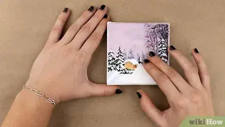 Immagine titolata Clean an Acrylic Painting Step 1