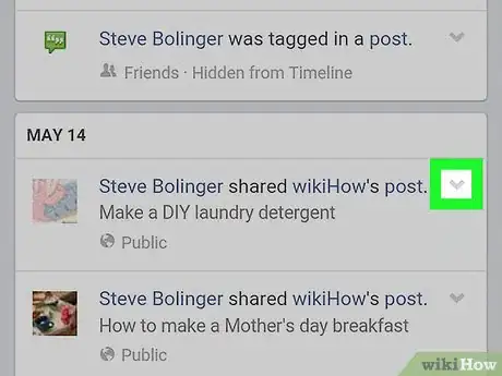 Immagine titolata Delete All Old Facebook Posts on Android Step 6