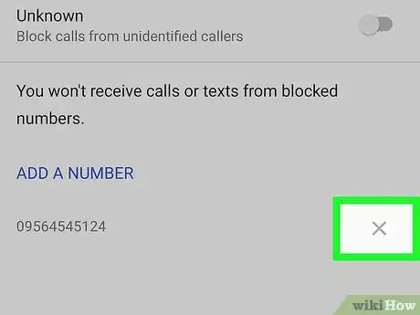 Immagine titolata Unblock a Number on Android Step 5