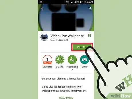 Immagine titolata Turn Videos Into Live Wallpaper on Android Step 1