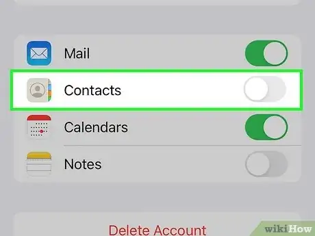 Immagine titolata Remove Email Contacts from an iPhone Step 5