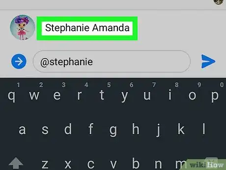 Immagine titolata Tag Someone in Facebook Messenger on Android Step 5