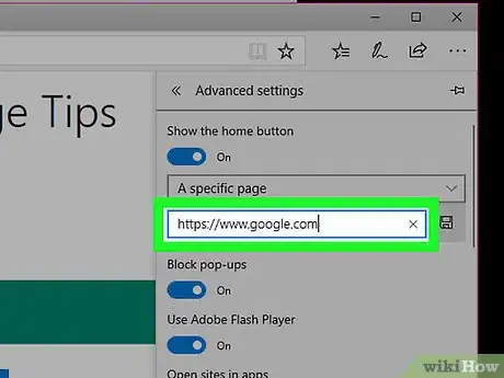 Immagine titolata Change Your Homepage in Microsoft Edge Step 6