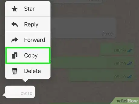 Immagine titolata Copy a WhatsApp Message Step 4