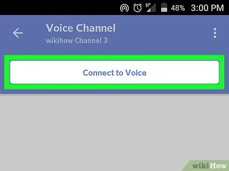 Immagine titolata Voice Chat in a Discord Channel on Android Step 5