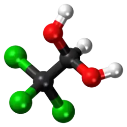 formula di struttura e modello 3D della molecola