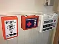 Cassette di pronto soccorso in una scuola primaria (Norvegia)