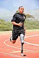 Sergente Jerrod Fields, un atleta paralimpico.