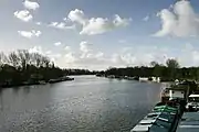 Il fiume Amstel all'altezza di Utrechtsbrug