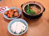 Bak kut teh con riso e frittelle you tiao