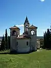 Vidor - Veduta del Castello, Monumento-Ossario, Tempio della Vergine Addolorata