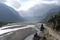 Kali Gandaki Valley vicino a Tukuche