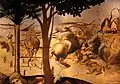 Particolare del dipinto di Leonardo "L'adorazione dei magi" che ritrae il Monte San Martino nelle montagne di Lierna sul Lago di Como