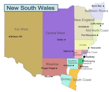 New South Wales regions