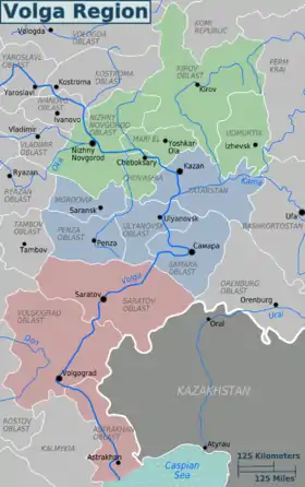 Mappa divisa per regioni